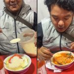 Viral makan mie topping gula pasir