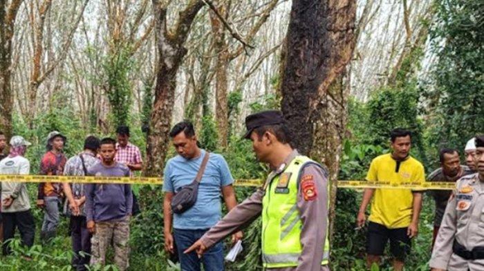 Heboh Penemuan Mayat Tanpa Indetitas Di Kebun Karet Sumsel