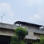 Bus Rombongan Anak TK Terbakar Di Tol Becakayu