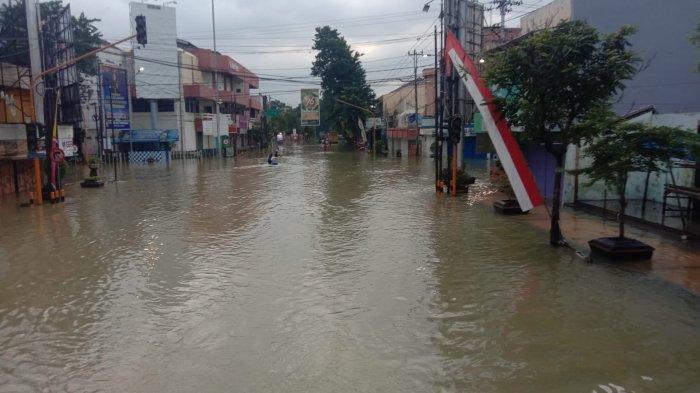 Perumahan Pondok Aren Tangerang Selatan Terendam Banjir