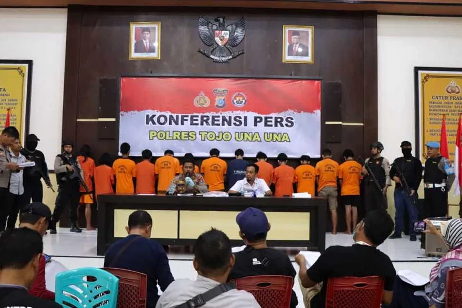 10 Pria di Palu Perkosa Remaja 14 Tahun