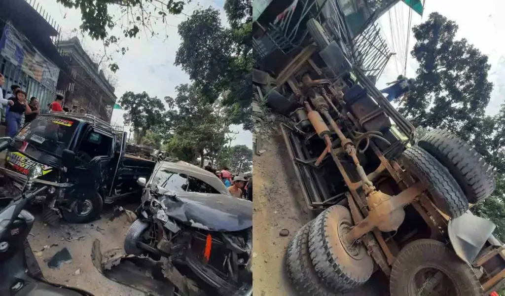 Truk Tabrak 2 Motor di Jalan Raya 1 Orang Tewas Di Bogor