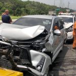 Kecelakaan Beruntun di Tol Arah Cikampek Km 36 Di Jakarta