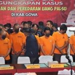 17 Tersangka Uang Palsu Terancam Penjara 10 Tahun Di Makasar