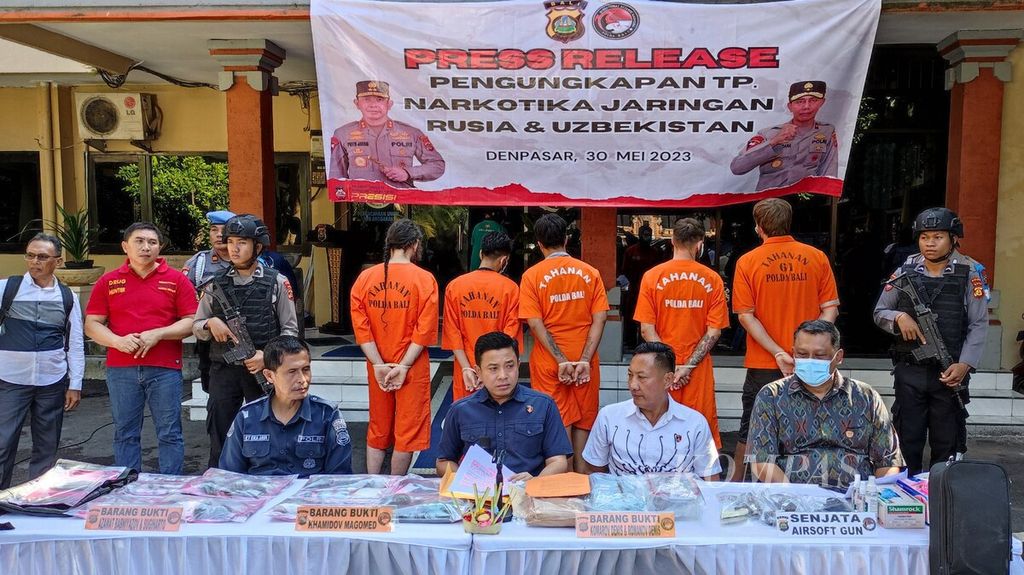 WN Rusia Jadi Pengedar Narkotika Jaringan Internasional di Bali