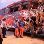 Rombongan Siswa Smp Kecelakaan Bus Terbalik di Tol Malang